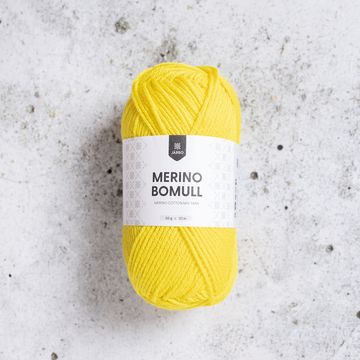 Huvudbild för Merino Bomull Blazing yellow