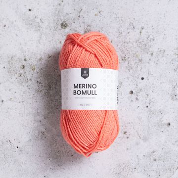 Huvudbild för Merino Bomull Fusion Coral