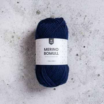 Huvudbild för Merino Bomull Blue depths