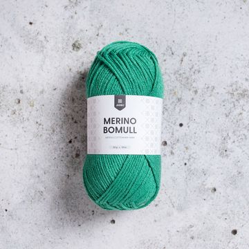 Huvudbild för Merino Bomull Pine green