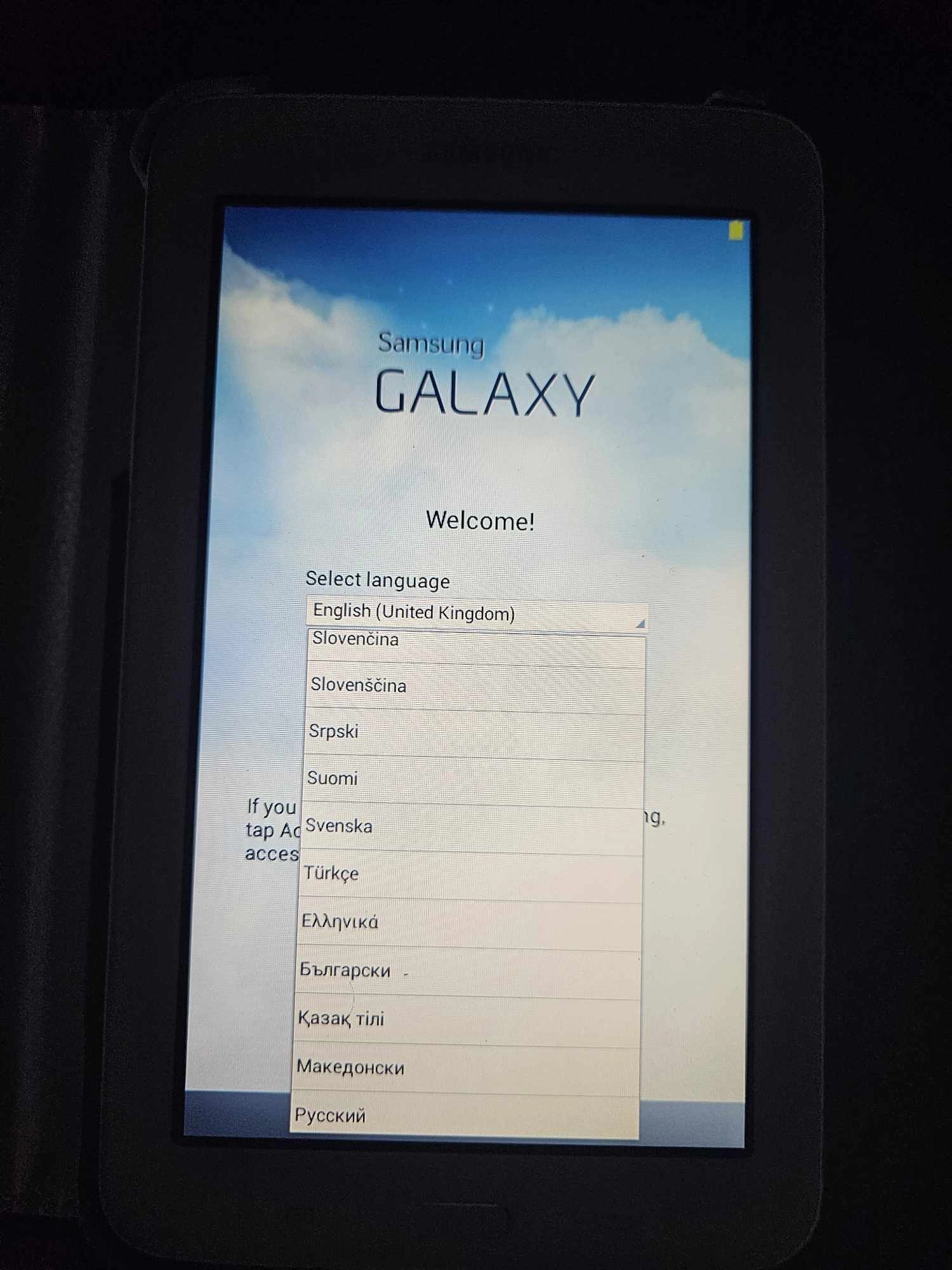 Huvudbild för Fin Samsung Galaxy Tab med fordral